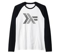 Haskell Programmatore di Programmazione Logo Haskell Maglia con Maniche Raglan
