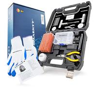 HASKYY 60 pezzi set professionale per la riparazione dei pneumatici I Set per auto, camion, moto, QUAD, ATV, trattori, auto I incl. istruzioni in 5 lingue