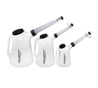 HASKYY Caraffa per olio da 1 l + 3 l + 5 l Set caraffa per attrezzi auto