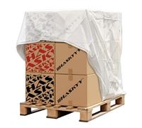 HASKYY Copertura per pallet Copertura protettiva Custodia protettiva 5 pezzi 125x85x120 cm 30 µm pellicola PE protegge pallet, mobili, passeggini, grill e attrezzi da giardino - Protezione da polvere