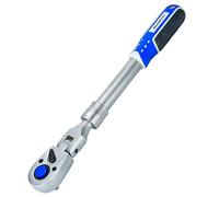 Haskyy Cricchetto telescopico da 1/2", cricchetto reversibile estensibile, 12,5 mm, 330 - 470 mm, a denti sottili, chiave a cricchetto