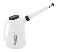 HASKYY Oliere 1,2,3,4,5,6,8 L Caraffa graduata con misurino per olio, acqua (5 litri) Bianca