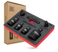 HASKYY Set di cacciaviti a percussione da 1/4" 3/8" 1/2" 3/4" per avvitatore a batteria, cricchetto e chiave dinamometrica - Set di dadi in acciaio al cromo molibdeno