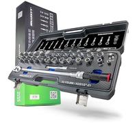 Solida Chiave Dinamometrica 1/2" 50-350Nm in Un Set Con Accessori e Custodia