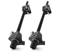 HASKYY Set di tenditori per molle, universale, 380 mm, con perni di sicurezza per area auto, ribasso ammortizzatori, tenditori per montaggio, tuning