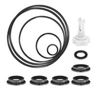 HASLED Kit di Riparazione Filtro a Sabbia 12 Pezzi, Guarnizioni e O-Ring in Gomma e PVC, Compatibile con Ricambi 25013 per Intex Pompe Filtro a Sabbia Piscine