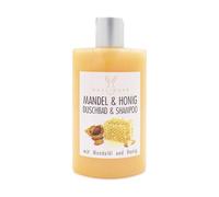 Haslinger Gel Doccia e Shampoo Mandorle e Miele - Lavaggio 2 in 1 Ammorbident...
