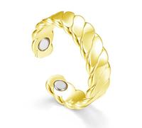 Hasnsofie Vital Anello da donna con magneti forti, anello vitale Anxiety per dimagrire/meglio dormire/alleviare lo stress, anello magnetico aperto regolabile da donna, anello vitale antistress con