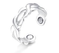 Hasnsofie Vital Anello da donna con magneti forti, anello vitale Anxiety per dimagrire/meglio dormire/alleviare lo stress, anello magnetico aperto regolabile da donna, anello vitale antistress con
