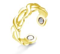Hasnsofie Vital Anello da donna con magneti forti, anello vitale Anxiety per dimagrire/meglio dormire/alleviare lo stress, anello magnetico aperto regolabile da donna, anello vitale antistress con