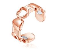 Hasnsofie Vital Anello da donna con magneti forti, anello vitale Anxiety per dimagrire/meglio dormire/alleviare lo stress, anello magnetico aperto regolabile da donna, anello vitale antistress con