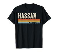 Hassan Retro Vintage Uomini Bambini Ragazzi Nome Maglietta