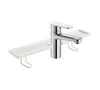 Hassle-Free Organization: The bathroom sink shelf ensures effortless org