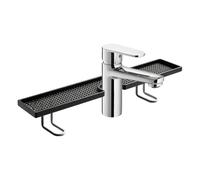 Hassle-Free Organization: The bathroom sink shelf ensures effortless org | Hassle-Free Organization: The bathroom sink shelf ensures effortless organization with its tool-free assembly and no-drill