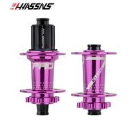 HASSNS PRO7 Mozzo della bicicletta 24/32 fori raggi J-Bend perno passante 12 x142 HG/XD/MS 4 pezzi cuscinetto sigillato per mozzo libero SHIMANO Mountain Bike