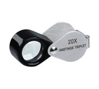 Hasting - Lente di ingrandimento 20x per gioielliere, mini lente d'ingrandimento ottica, strumento per la riparazione di orologi e circuiti stampati