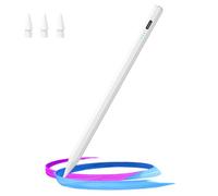 HSTT - Matita per iPad 2018-2025, ricarica rapida in 13 minuti, rifiuto del palmo, sensibilità all'inclinazione, penna stilo compatibile con iPad Pro 11"/12,9"/13", 11/10/9/8/7/6a generazione, Air 3-7