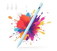 Hastraith Penna stilo per iPad (2018-2025), ricarica rapida in 13 minuti con sensibilità all'inclinazione e rifiuto del palmo per iPad 11/10/9/8/7/6a generazione, Air 7/6/5/4/3/M3/M2, Pro 13"/12,9"/11