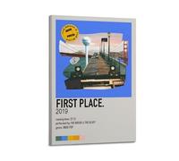 HASUEQWERURU First Place - Poster decorativo da parete in stile vintage, motivo: The Brook & The Bluff, per soggiorno e camera da letto, 30 x 45 cm, con cornice