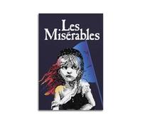 HASUEQWERURU Les Misérables 2012 (3) Poster estetici da parete, decorazione artistica da parete vintage, su tela, poster decorativo per soggiorno, camera da letto, 60 x 90 cm, senza cornice