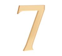 HASWARE 4-Pouces Numéro de Maison Autocollant - Étanche et Résistant aux Intempéries - Installation Facile pour Boîte aux Lettres, Porte et Poteau (Oro, 7)