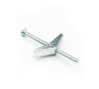 HASWARE Bullone a levetta in acciaio zincato e dado ad alette per appendere oggetti pesanti al muro a secco (3/16" x 3", 12 pz.)