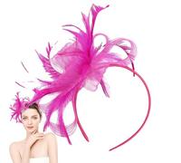 Hat Headband, Retro Head Band, Elegant Small Mesh Fascinator Hats, Lightweight Hairband, Daily Wear, Hat Headbands for Women, Girls Use at Weddings, Tea, Parties and Festivals