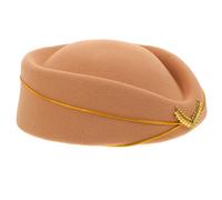 Hat Hostess Hat Flight Assistente Cappello da costume per le donne Sentite