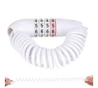 Hat Lock Motorcycle - Lucchetti Portatili Con Combinazione A 4 Cifre, Casco Leggero E Resistente, Lucchetto Per Bicicletta | Cavo Antifurto Per Spostamenti, Esercizi, Attività Ricreative, Viaggi, Atti