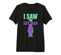 Hat Man Shadow Sleep Paralisi Shadow Figure Horror Maglietta Premium