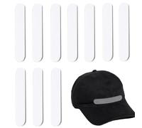 Hat Size Adjuster, Adhesive Hat Sizing Pads, 10-Piece Bucket Comfort Cushion Pad, Foam Insert Fit Adjusters for Baseball Caps, Sun Hats, Fishermans, 4,33 x 0,79 x 0,2 pollici