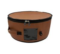 Hat Storage Box - Cowboy Hat Box, Large Round Cap Organizer Carrier Case, stackable Foldable hats boxes, Clear Window Design Large Cap Holder Organizer for Women Men Closet Stuffed Animal Toy