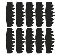 Hat Sweat Liner, 10 Pieces Absorbent Sweatbands for Hats, Non-Woven Fabric, Sweats Protector Pads, Octagonal Stain and Odor Absorbing Bands, Women and Men Hat Sweat Absorbers, 26.3x9.9cm