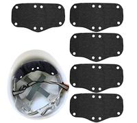 Hat Sweat Liner, Helmet Moisture Absorbing Pad, 10.04x5.43 Inches 5 Pieces Comfortable Sweat Liners for Cycling, Motorcycle, Hiking, Hunting, Construction, Workout, Sports Gear