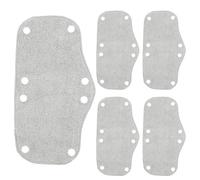 Hat Sweat Liner, Helmet Moisture Absorbing Pads, 10.04x5.43 inches 5-Pack Soft Washable Liners, Quick-Dry Comfort Control, Helmet Insert for Cycling, Motorcycle, Hiking, Hunting, Workouts