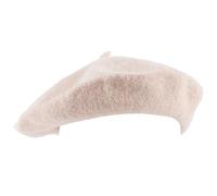 Hat To Socks Basco in Misto Lana Tinta Unita per Uomo e Donna (Beige)
