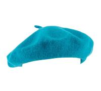 Hat To Socks Basco in Misto Lana Tinta Unita per Uomo e Donna (Turchese)
