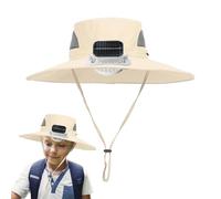 Hat with Fan - Quick-Dry Cooling Breathable UV Protection Kid Cap | Adjustable UV Protection Quick-Dry | Hat with Solar Fan for Gardening, Outdoor Sport, Hiking, Commuting, Travel