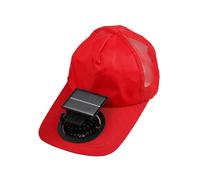 Hat with Fan - Solar Powered Cooling cap, USB Rechargeable Airflow Hat, Adjustable Speed Ventilation Headwear Device, Wearable Hands Free Breeze System for Outdoor Summer Beach Hiking Camping