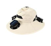 Hat with Fans Solar Power | Rechargeable Personal Wearable