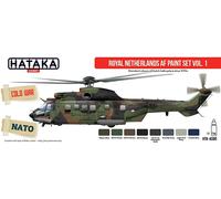 Hataka Hobby Red Line AS80 Royal Netherlands AF Paint Set Vol.1