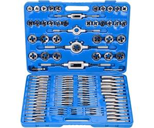 HATANSE 110 Pezzi Set Maschi E Filiere M2-M18 Filiera per Filettatura con Chiave Inglese, per Filettatura Fine
