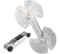 HATANSE 52 Pezzi Contafiletti Metrico e Whitworth Pollici in Acciaio Inox CONTAFILETTI 0,25 -6mm e 4-62G Calibro Filettato per Viti, 60 Gradi e 55 Gradi
