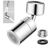 HATANSE Aeratore Rubinetto in Ottone 360° Gradi Rotary Rompigetto Rubinetto Filtro Aeratore con 2 Modalità di Spruzzatura per Rubinetti Filettati M22 / M24 per Cucin