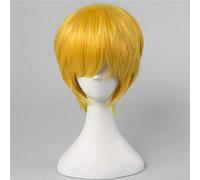 Hataraku Saibou Cells at Work! Parrucche Killer T Cell Cosplay Parrucca Kirati Saibo Capelli biondi sintetici Parrucca per carnevale di Halloween KUJ7280