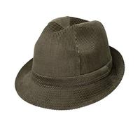 HatBee - Robusto cappello in velluto a coste, colore beige, marrone, grigio, verde verde 59