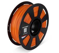 HATCHBOX Filamento per stampante 3D PLA MAX V2 arancione, prodotto negli Stati Uniti, diametro 1,75 mm, bobina da 1 kg, filamento per stampa 3D di alta qualità realizzato negli Stati Uniti