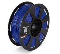 HATCHBOX Filamento per stampante 3D PLA MAX V2 blu, prodotto negli Stati Uniti, diametro 1,75 mm, bobina da 1 kg, filamento per stampa 3D premium realizzato negli Stati Uniti