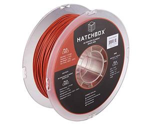 HATCHBOX Magic Stone PLA - Filamento per stampante 3D, precisione dimensionale +/- 0,03 mm, bobina da 1 kg, 1,75 mm, rosso mattone