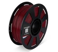 HATCHBOX PLA MAX V2 - Filamento per stampante 3D rosso scuro, prodotto negli Stati Uniti, diametro 1,75 mm, bobina da 1 kg, filamento per stampa 3D premium realizzato negli Stati Uniti
